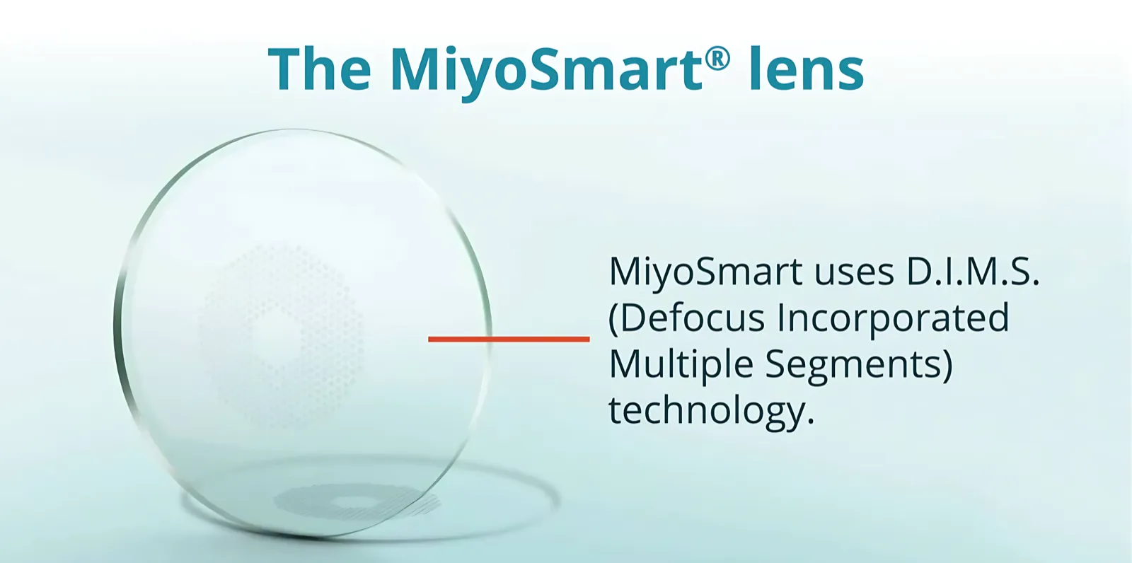 MiyoSmart D.I.M.S. spectacle lens design