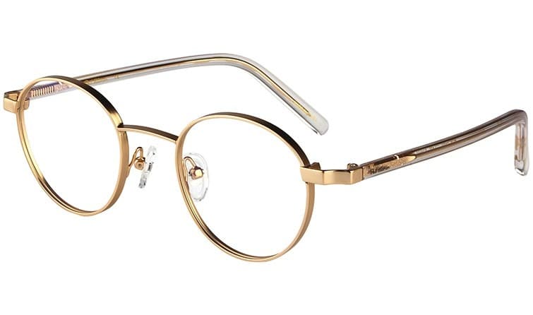 A full gold glasses
